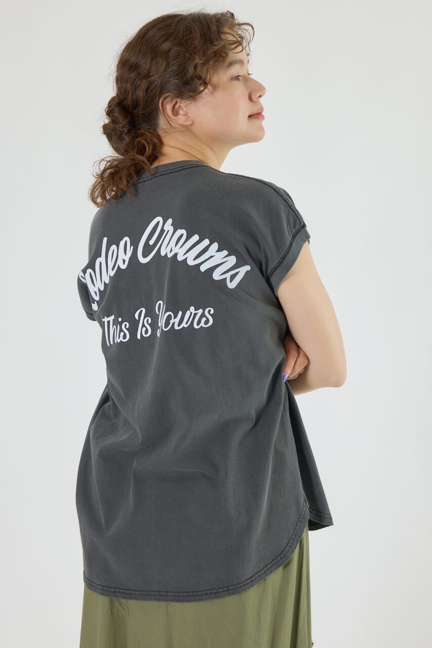 RODEO CROWNS「FADEロゴノースリーブトップス」|ニット・セーター|