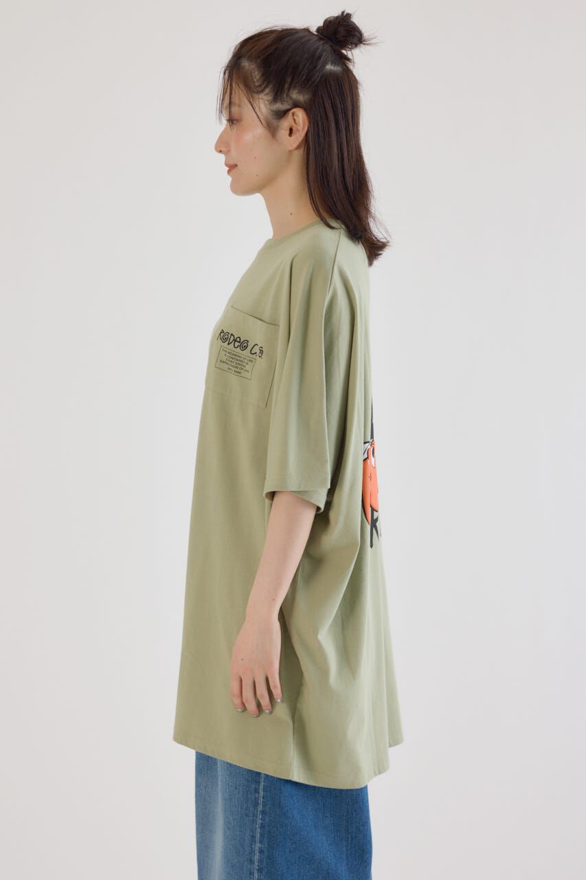 RODEO CROWNS「ストリートFace Logo Tワンピース」|ワンピース|