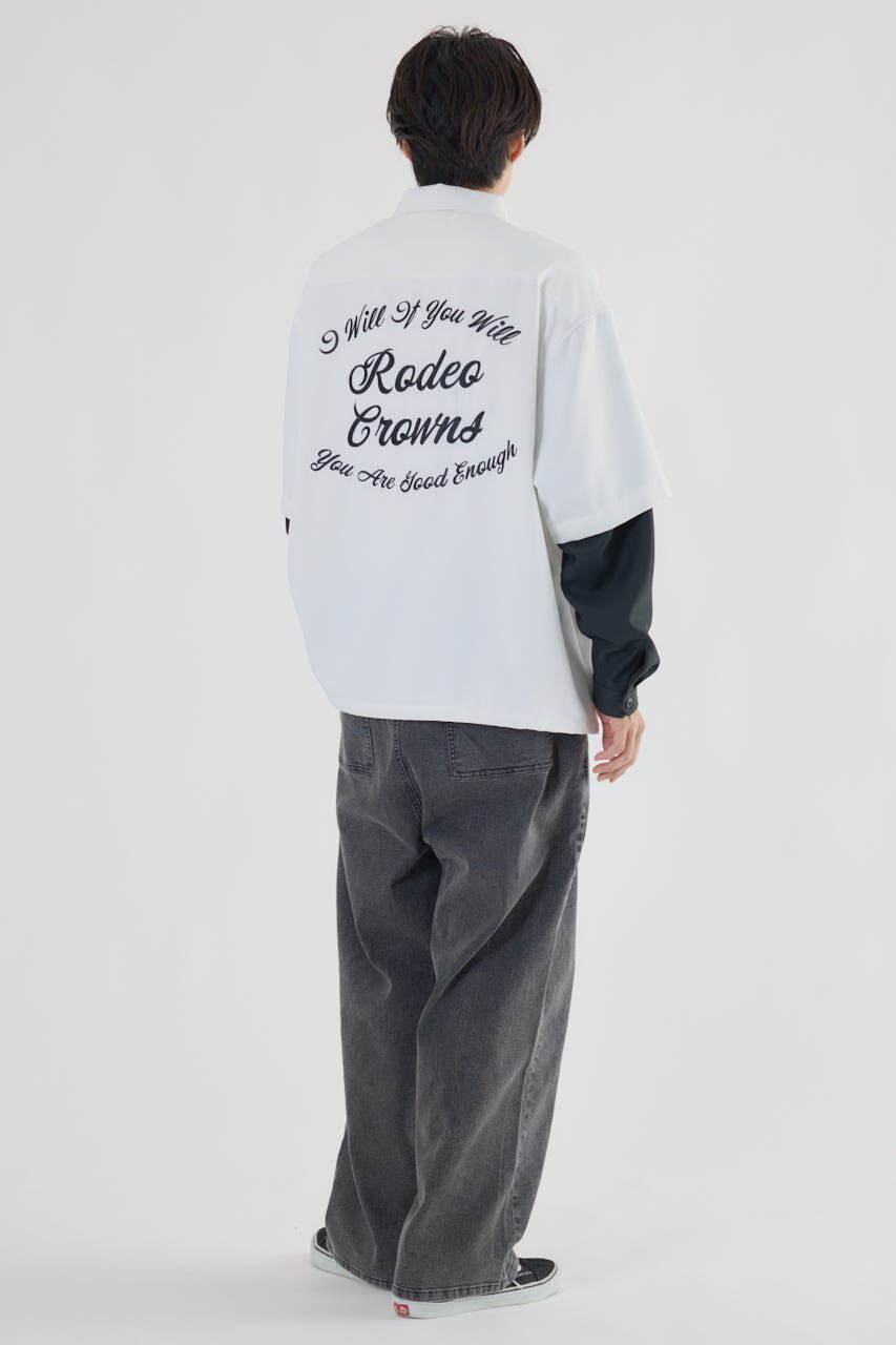 RODEO CROWNS「バックロゴレイヤードシャツ」|シャツ・ブラウス|
