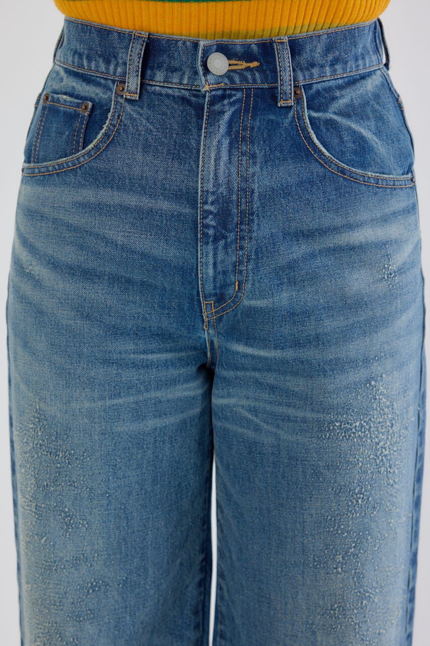 RODEO CROWNS「HIP EMB LOOSE DENIM」|デニム|