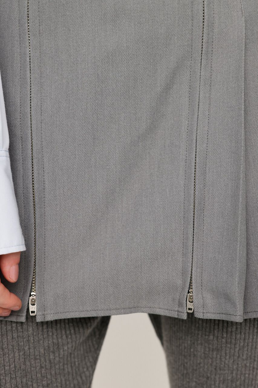 SLY「OPEN ZIP PLEATS ショートスカート」|スカート|