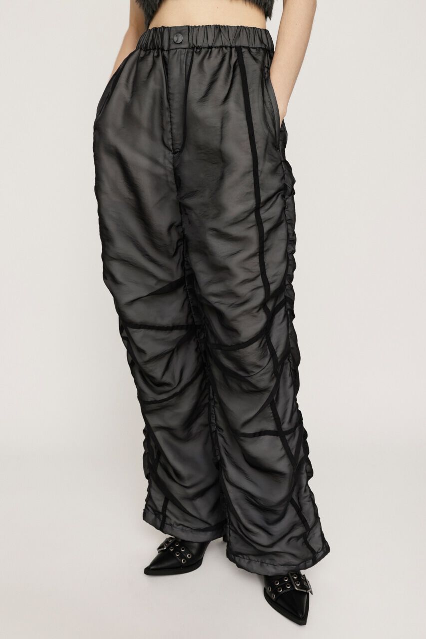 SLY「SHEER LAYERED パンツ」|その他|BLK