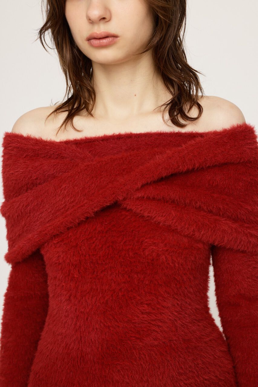 SLY「OFF SHOULDER 2P トップス」|ニット・セーター|