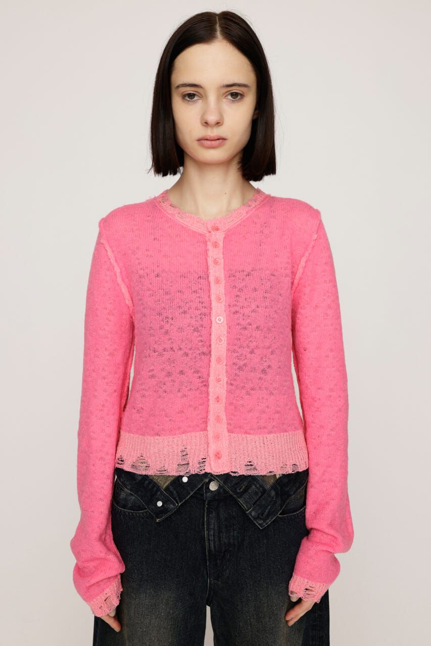 SLY「TWIN BLOOM KNIT カーディガン」|カーディガン|