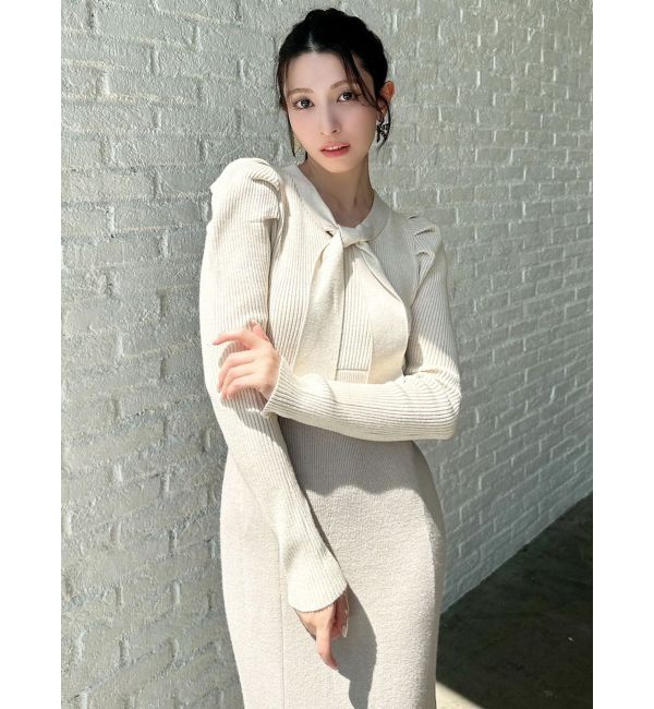 RESEXXY「ボウタイマーメイドニットワンピース」|ワンピース|