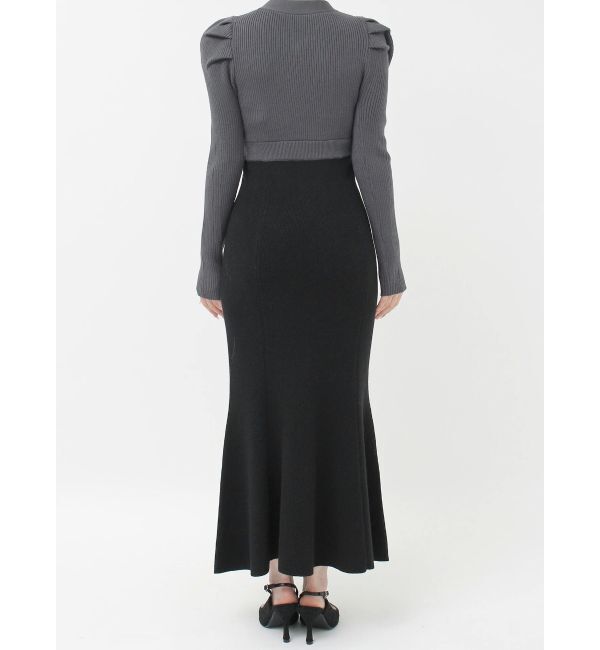 RESEXXY「ボウタイマーメイドニットワンピース」|ワンピース|