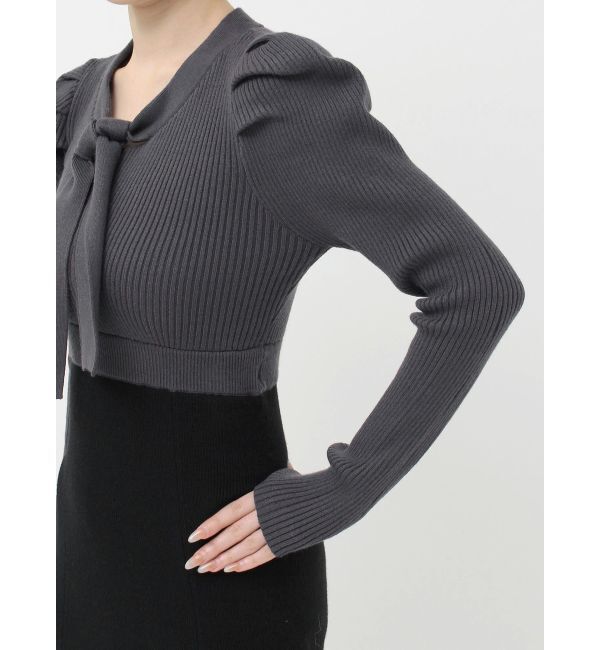 RESEXXY「ボウタイマーメイドニットワンピース」|ワンピース|