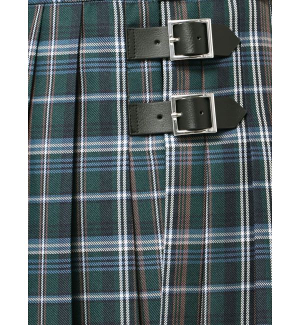 MERCURYDUO「オリジナルチェックプリーツレイヤードスカート」|スカート|