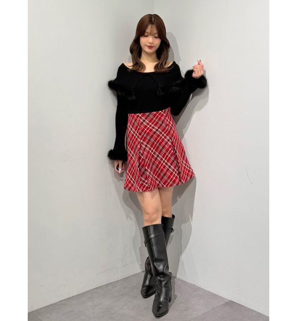 MERCURYDUO「オリジナルロービングチェックミニスカパン」|その他|