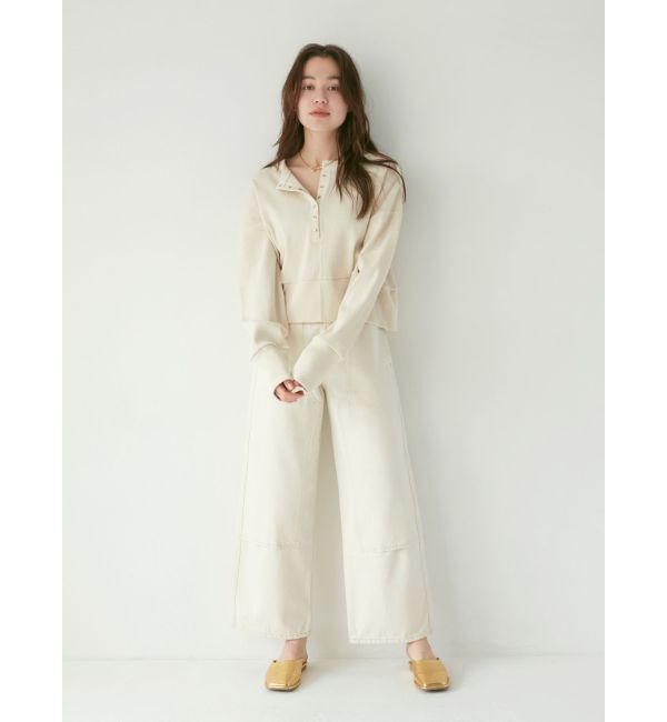 Ungrid「ダブルニーデザインデニム」|デニム|