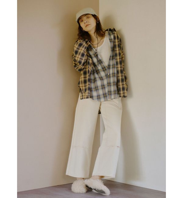 Ungrid「ダブルニーデザインデニム」|デニム|