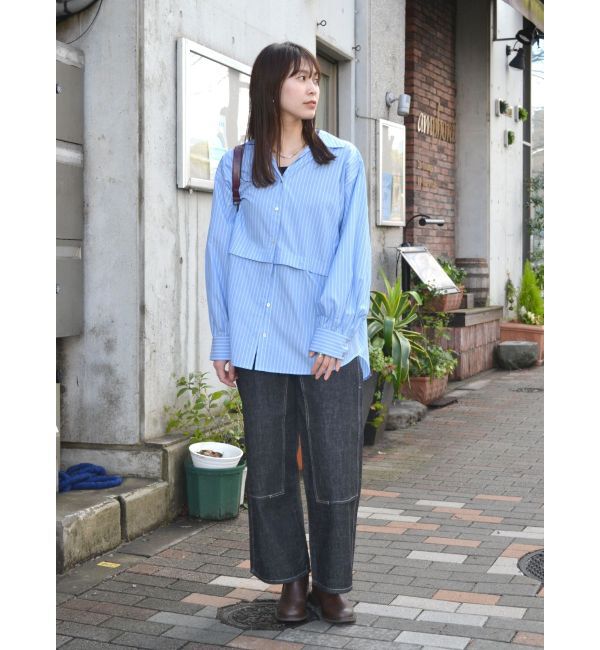 Ungrid「ダブルニーデザインデニム」|デニム|