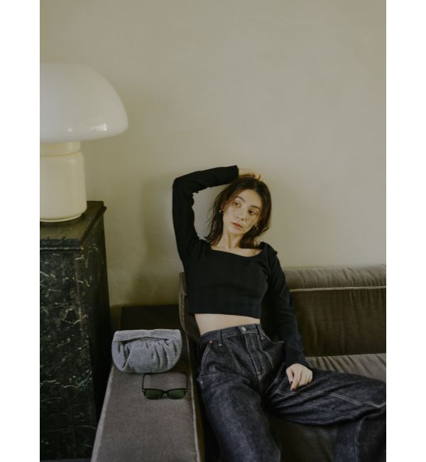 Ungrid「ダブルニーデザインデニム」|デニム|