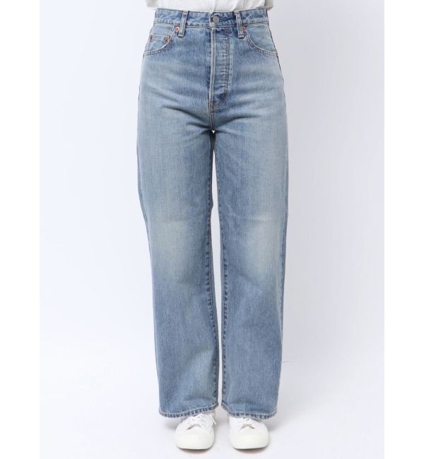 Ungrid「ハイウエストルーズストレートデニム」|デニム|