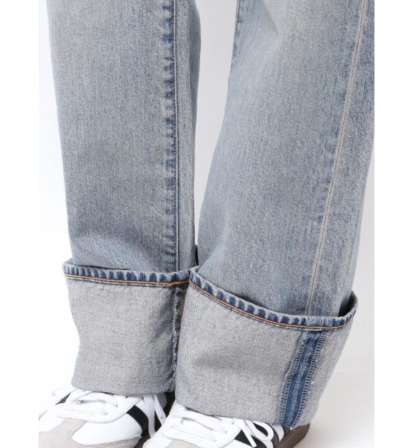 Ungrid「ハイウエストロールアップスリムデニム」|デニム|