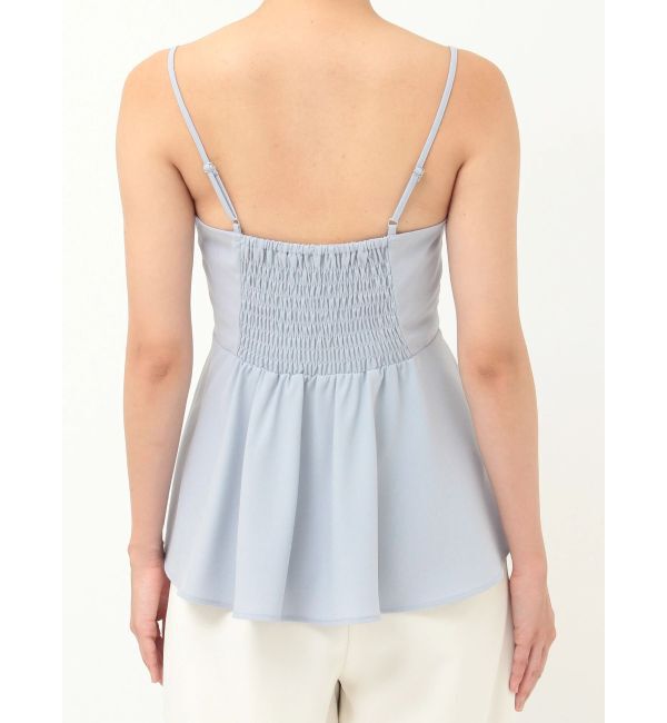 LAGUNAMOON「レースネックペプラムキャミソール」|キャミソール|