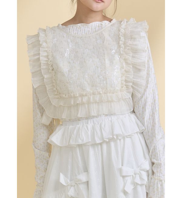 merry jenny「frillfrill スパンコールカラー」|その他|アイボリー