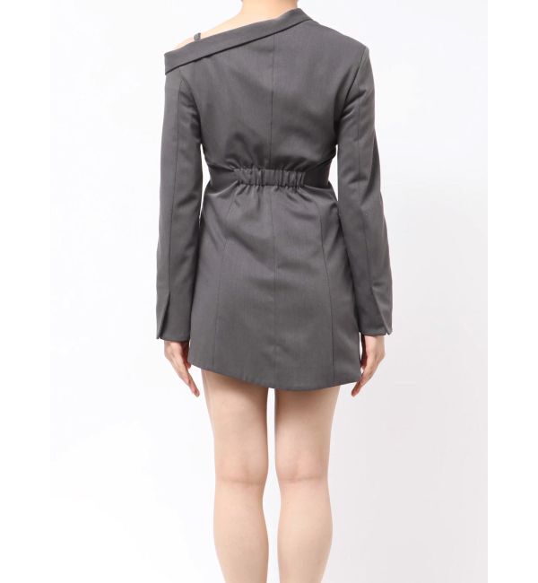 GYDA「asymmetryジャケットワンピース」|ワンピース|