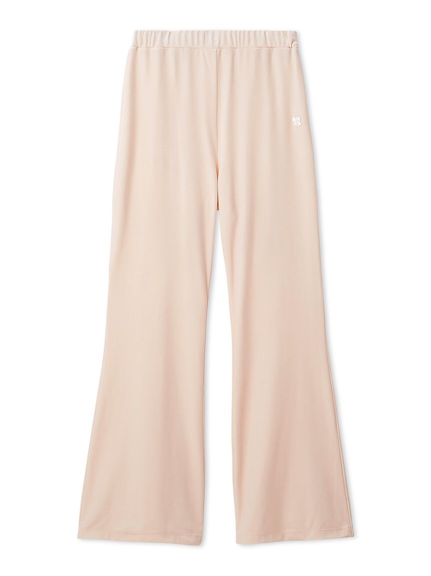 FURFUR「リボン刺繍イージーベロアパンツ」|チノ|