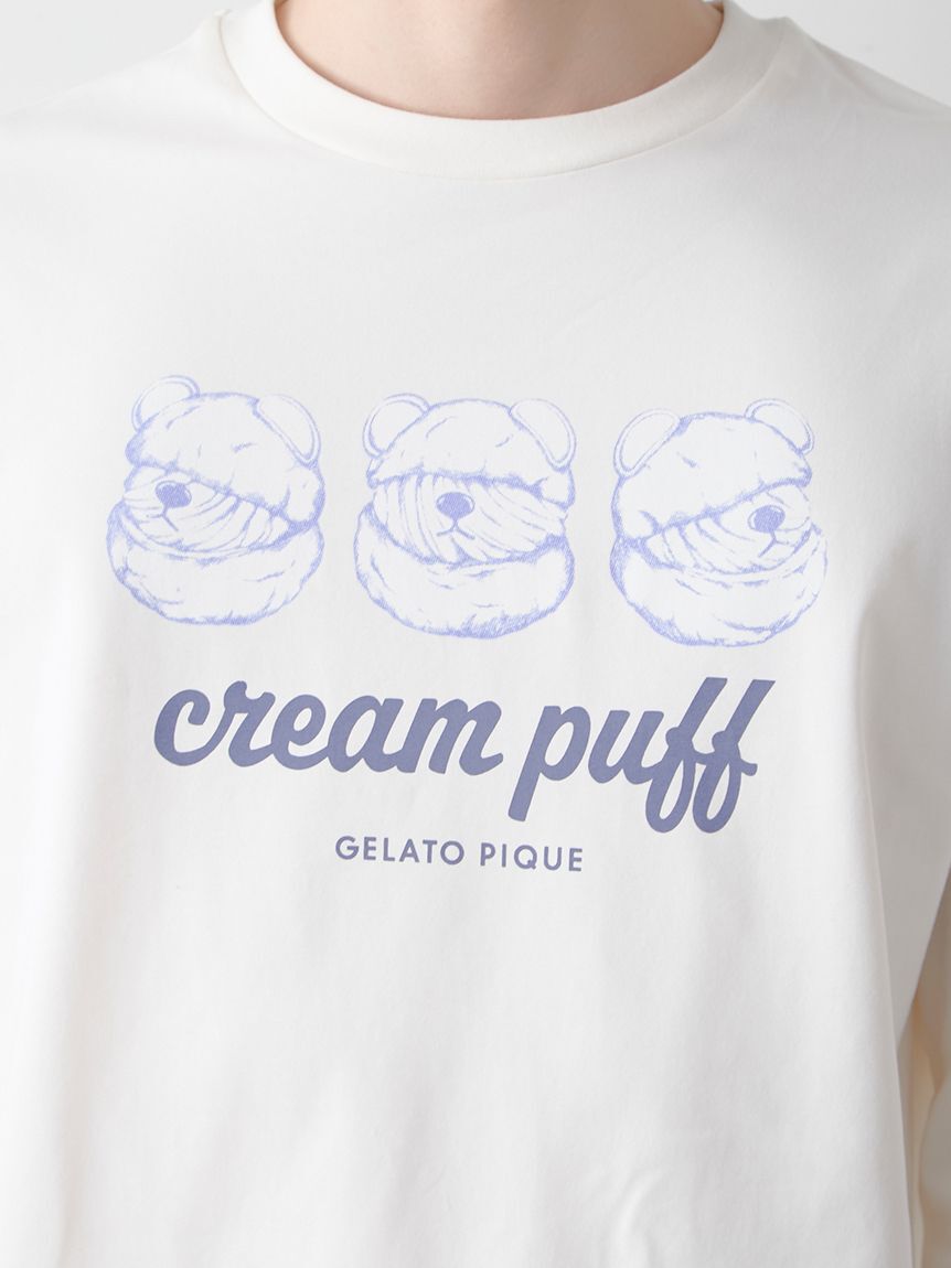GELATO PIQUE HOMME「【HOMME】スイーツベアプリントロンT」|ルームウェア|