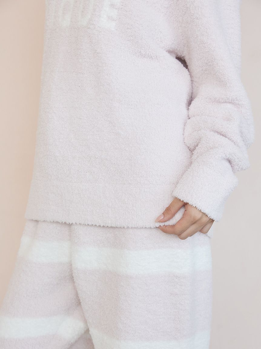 gelato pique「パウダーロゴジャガードプルオーバー＆ロングパンツセット」|ルームウェア|