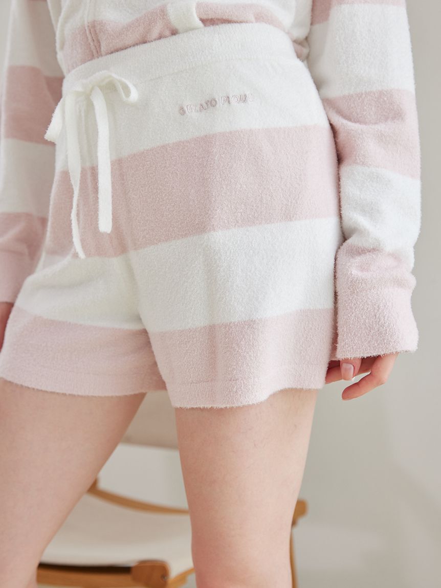 gelato pique「スムーズィー2ボーダーショートパンツ」|ルームウェア|