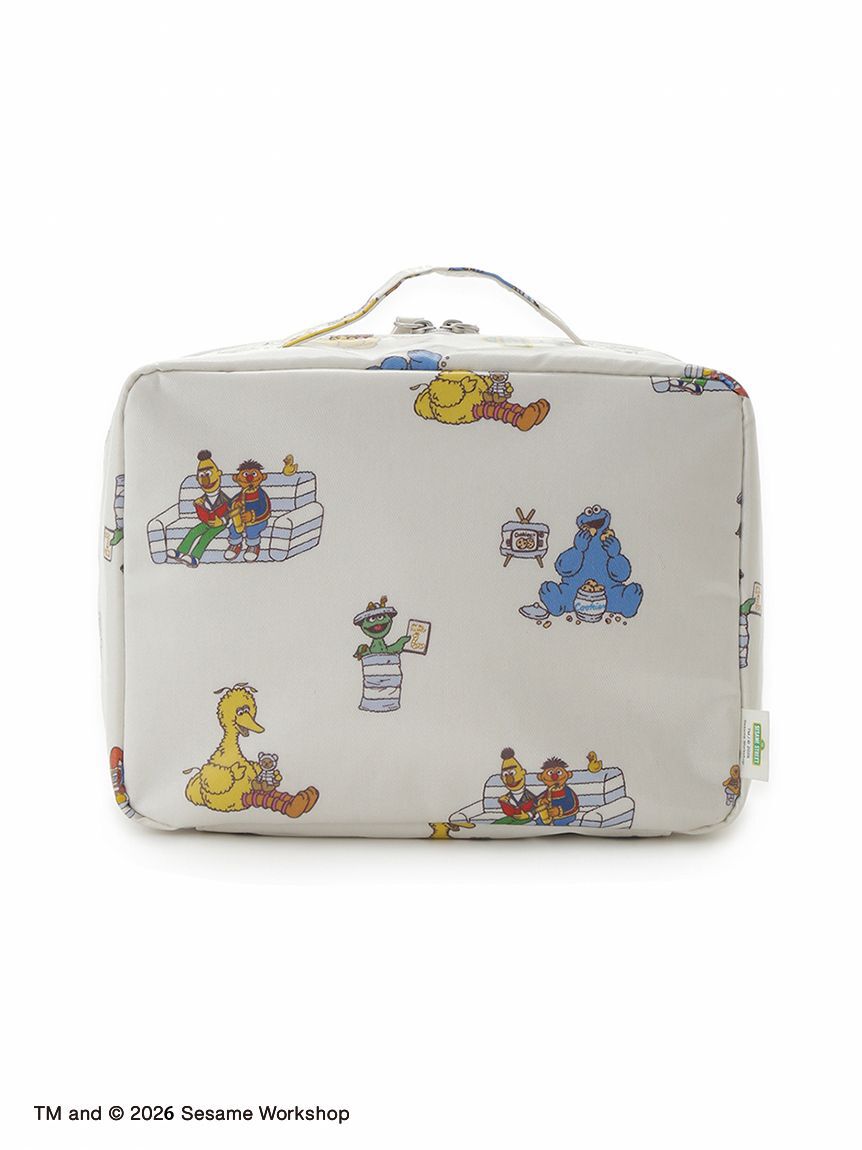 gelato pique「【SESAME STREET】総柄おむつポーチ」|マタニティ・ママグッズ|
