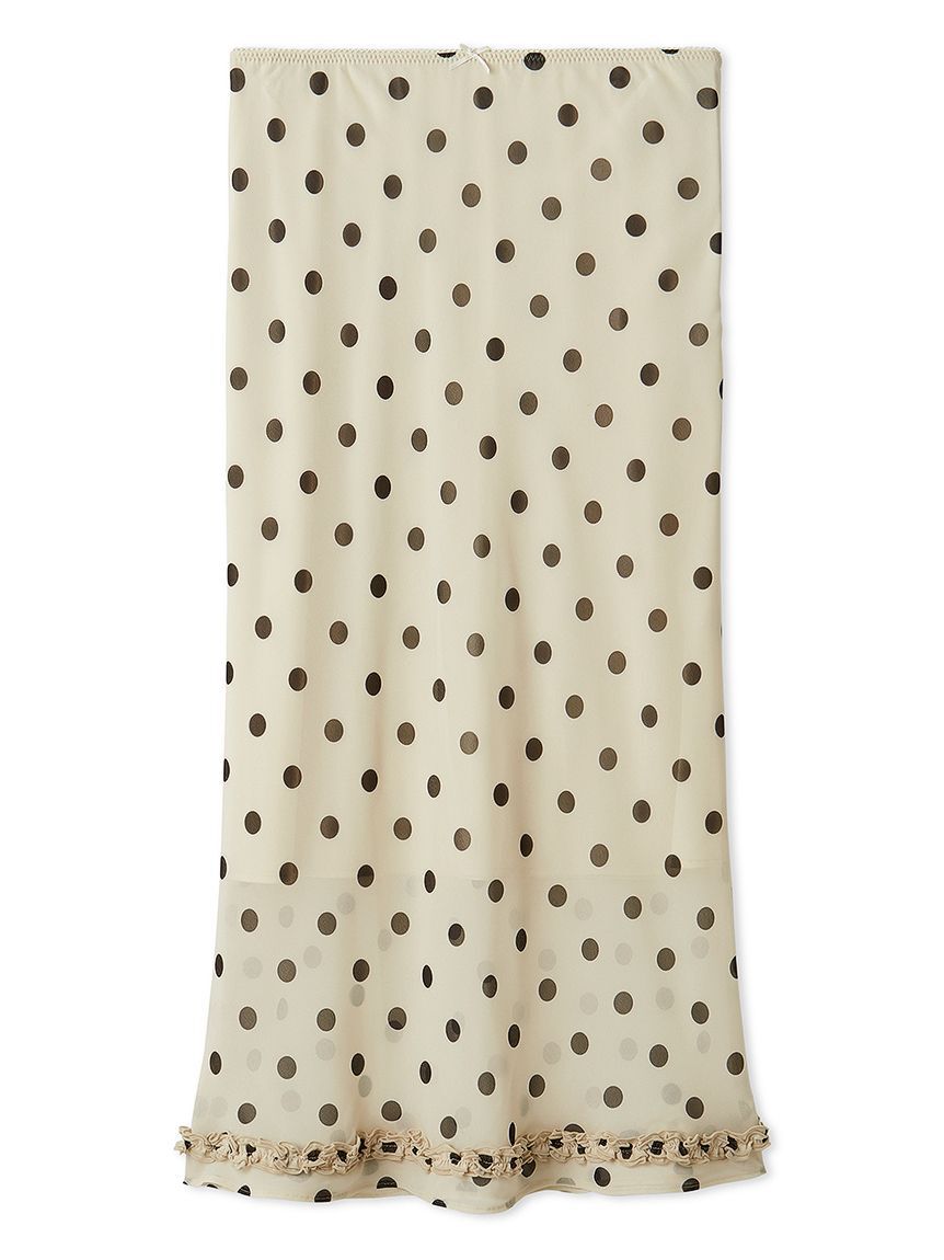 LILY BROWN「プリントシフォンバイアスミディスカート」|スカート|