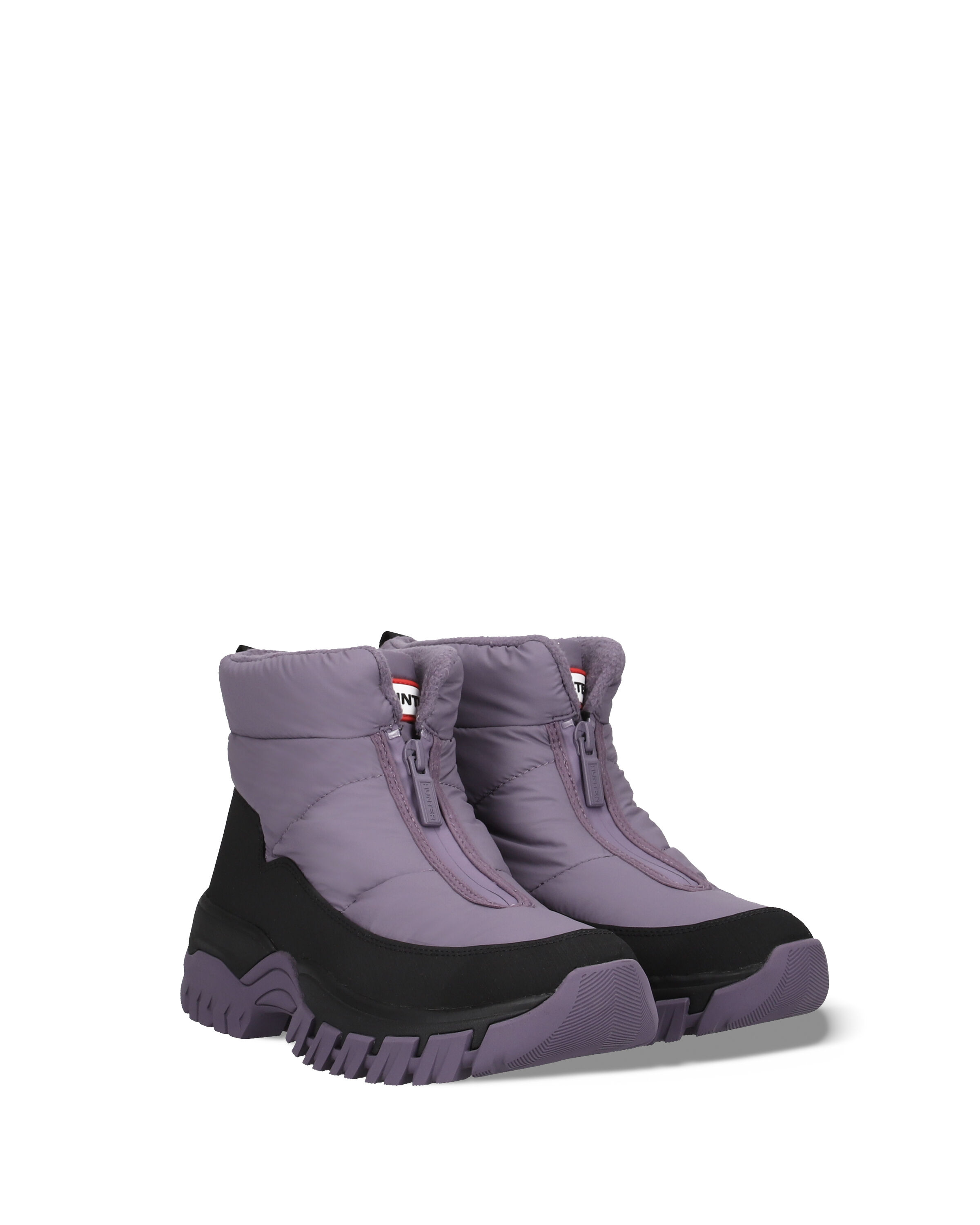 HUNTER「ユニセックス イントレピッド ワンダラー アンクル ジップ スノー ブーツ」|ショートブーツ|