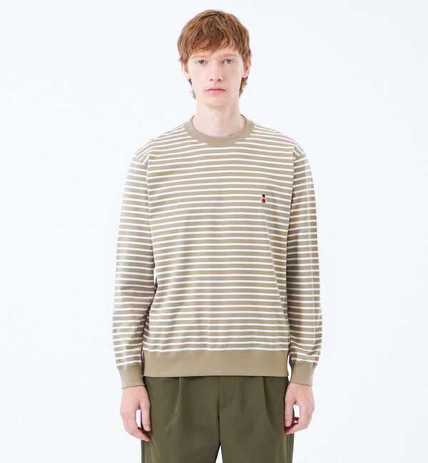 MACKINTOSH PHILOSOPHY「バッキンガムベア バスク天竺 ワイドリブロンT」|Tシャツ・カットソー|