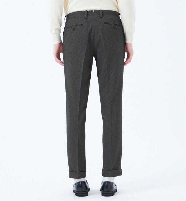 MACKINTOSH PHILOSOPHY「トロッター トラウザーズ#051 ストレッチドビー/千鳥」|スラックス|