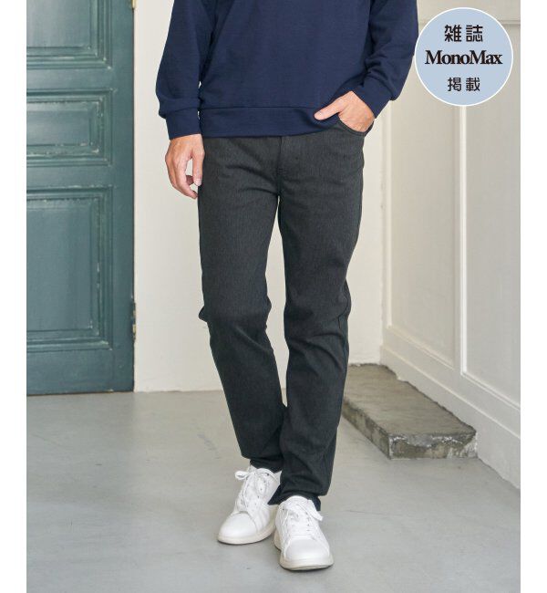 ikka「【雑誌MonoMax4月号掲載】GOKU楽パンツ EASY STRETCH 5ポケット」|その他|チャコール