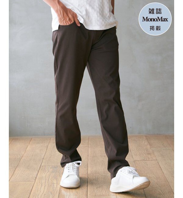 ikka「【雑誌MonoMax4月号掲載】GOKU楽パンツ EASY STRETCH 5ポケット」|その他|ブラウン