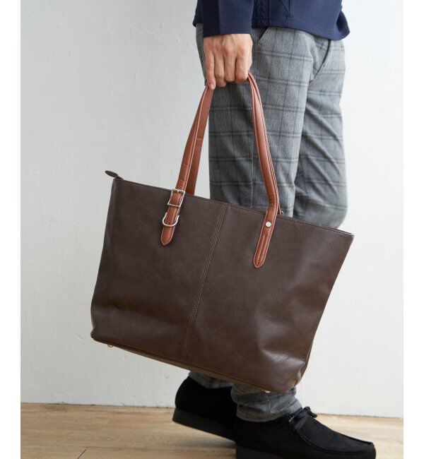 ikka「GPレザータッチトートバッグ」|その他|