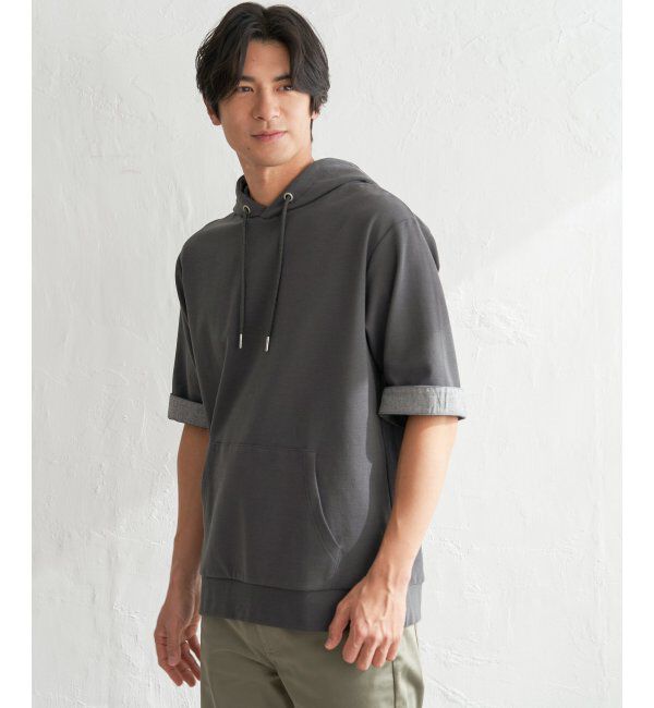 ikka「GOKU楽冷感2WAYパーカ」|Tシャツ・カットソー|