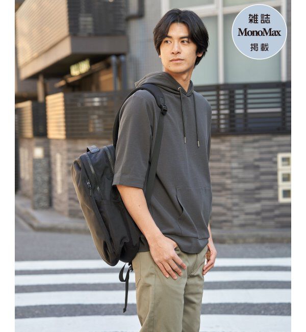 ikka「GOKU楽冷感2WAYパーカ」|Tシャツ・カットソー|チャコール