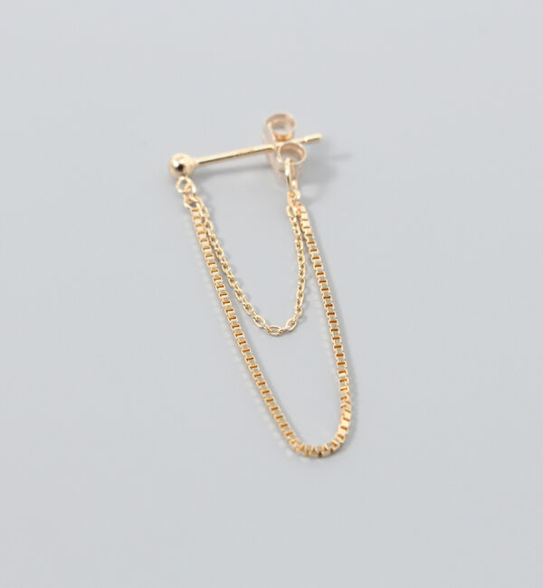 JUPITER「【K10】チェーンフープピアス」|ピアス|