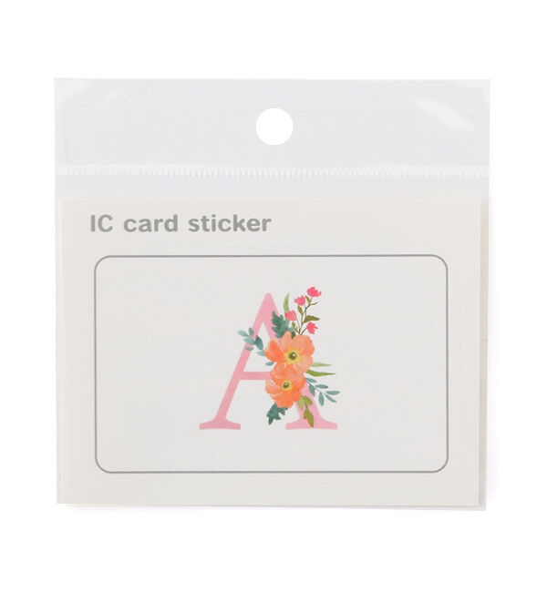  「FLOWER INITIAL ICｶｰﾄﾞｽﾃｯｶｰ」|その他|A