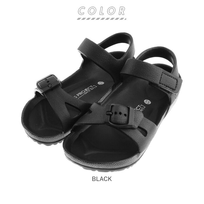 BACKYARD FAMILY「キッズ サンダル ぺたんこ ベルト 通販 スポーツサンダル つっかけ 女の子 男の子 おしゃれ」|シューズ|