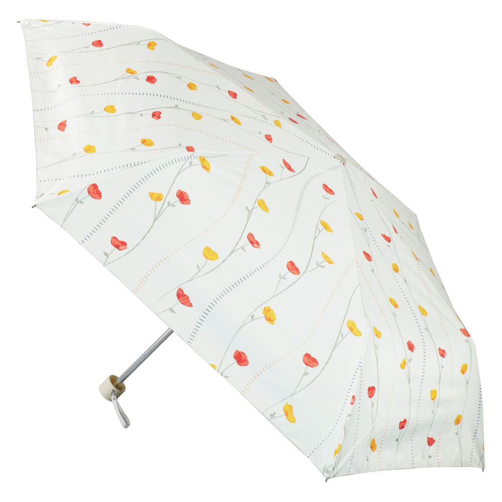 BACKYARD FAMILY「折りたたみ傘 晴雨兼用 通販 折り畳み傘 晴雨兼用傘 日傘 雨傘 かさ カサ レディース」|傘|ホワイト1