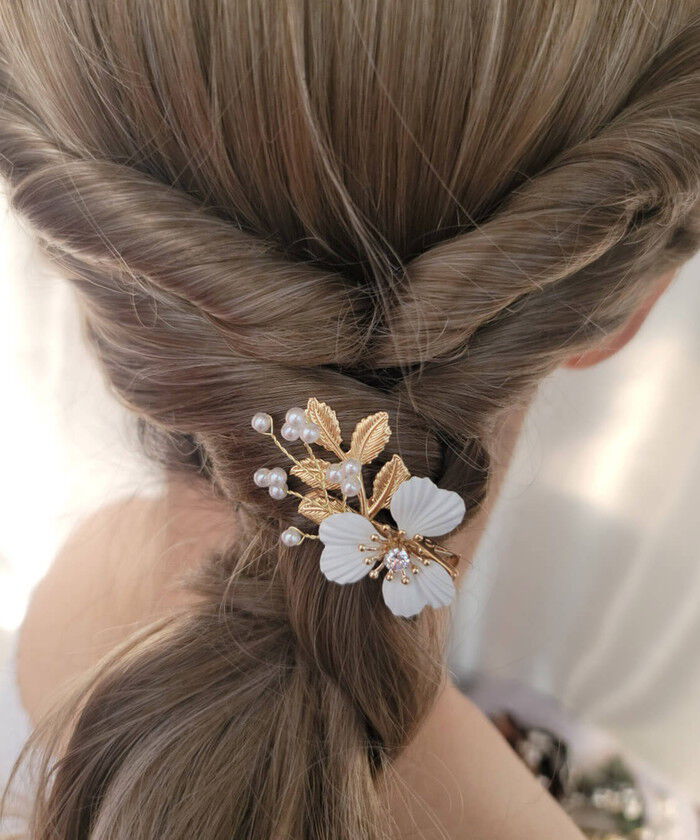 BACKYARD FAMILY「Rora ヘアクリップ キッズ 3個セット 通販 ローレン 花冠 髪飾り 髪留め 花 フラワー」|その他|