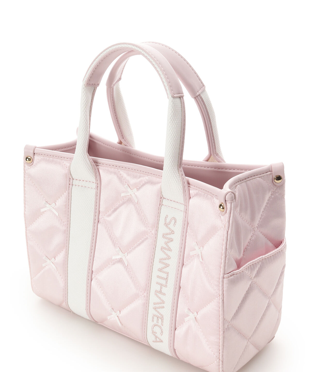 Samantha Vega「ロゴテープリボン　ハンドバッグ」|ハンドバッグ|
