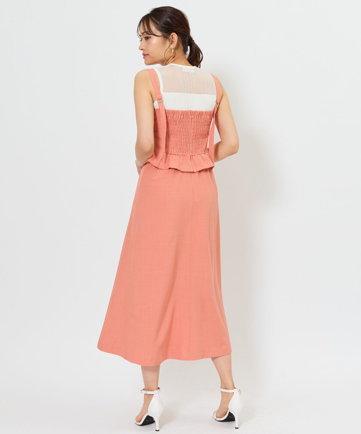 アンドクチュール「フロントレースアップジャンスカ」|ジャンパースカート|