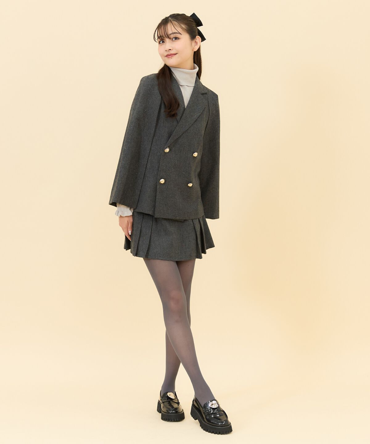 REDYAZEL「ネッププリーツミニスカート」|タイト|