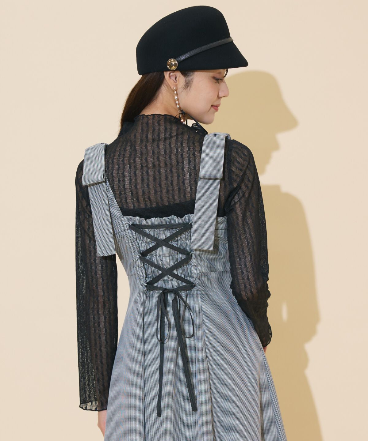 WILLSELECTION「ショルダーリボンフロントZIPワンピース」|ワンピース|