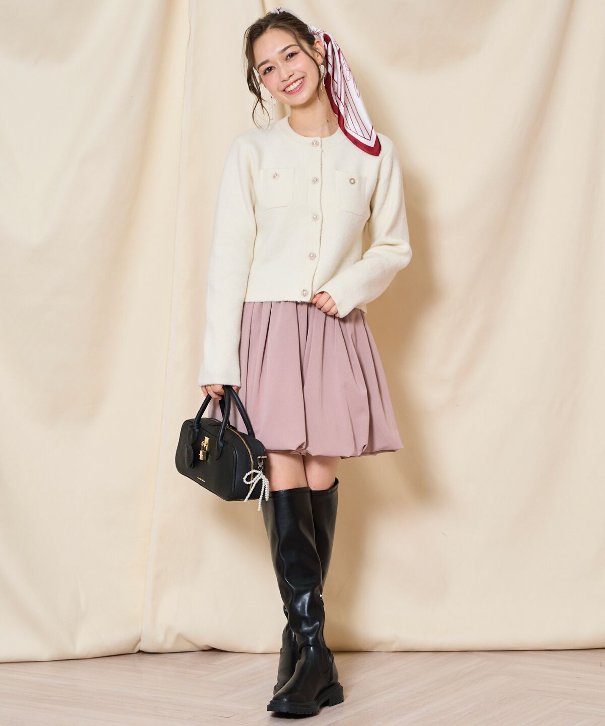 WILLSELECTION「バルーンミニスカート」|フレア|