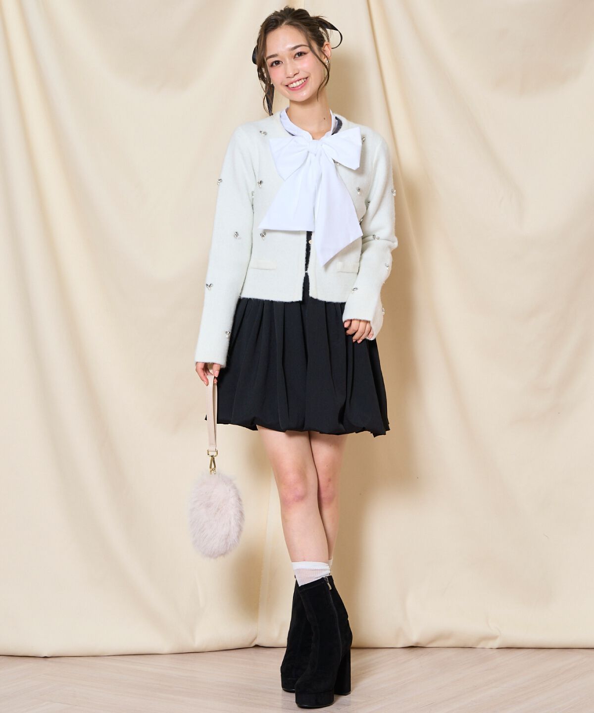 WILLSELECTION「バルーンミニスカート」|フレア|