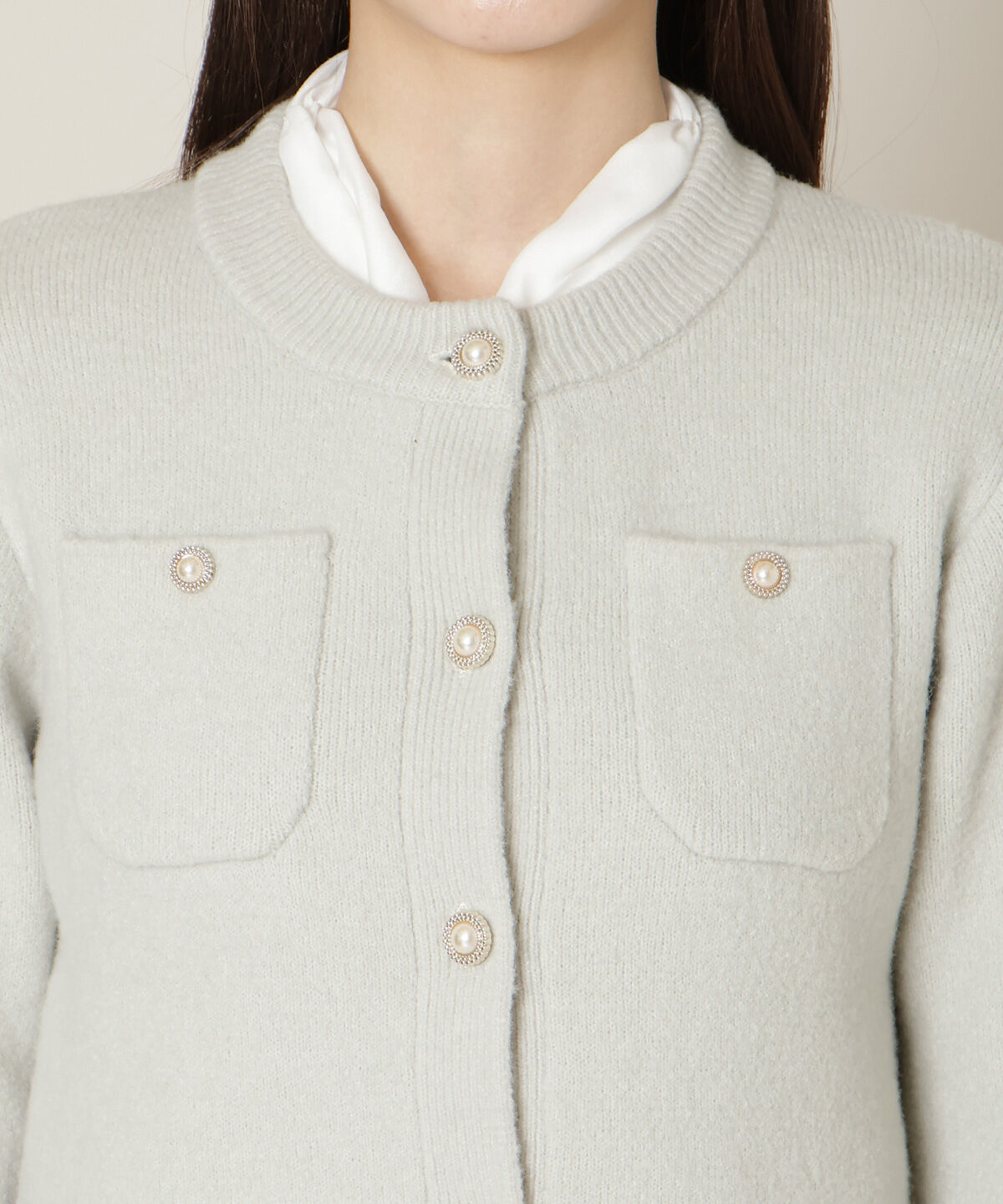 WILLSELECTION「モヘアライクニットジャケット」|カーディガン|