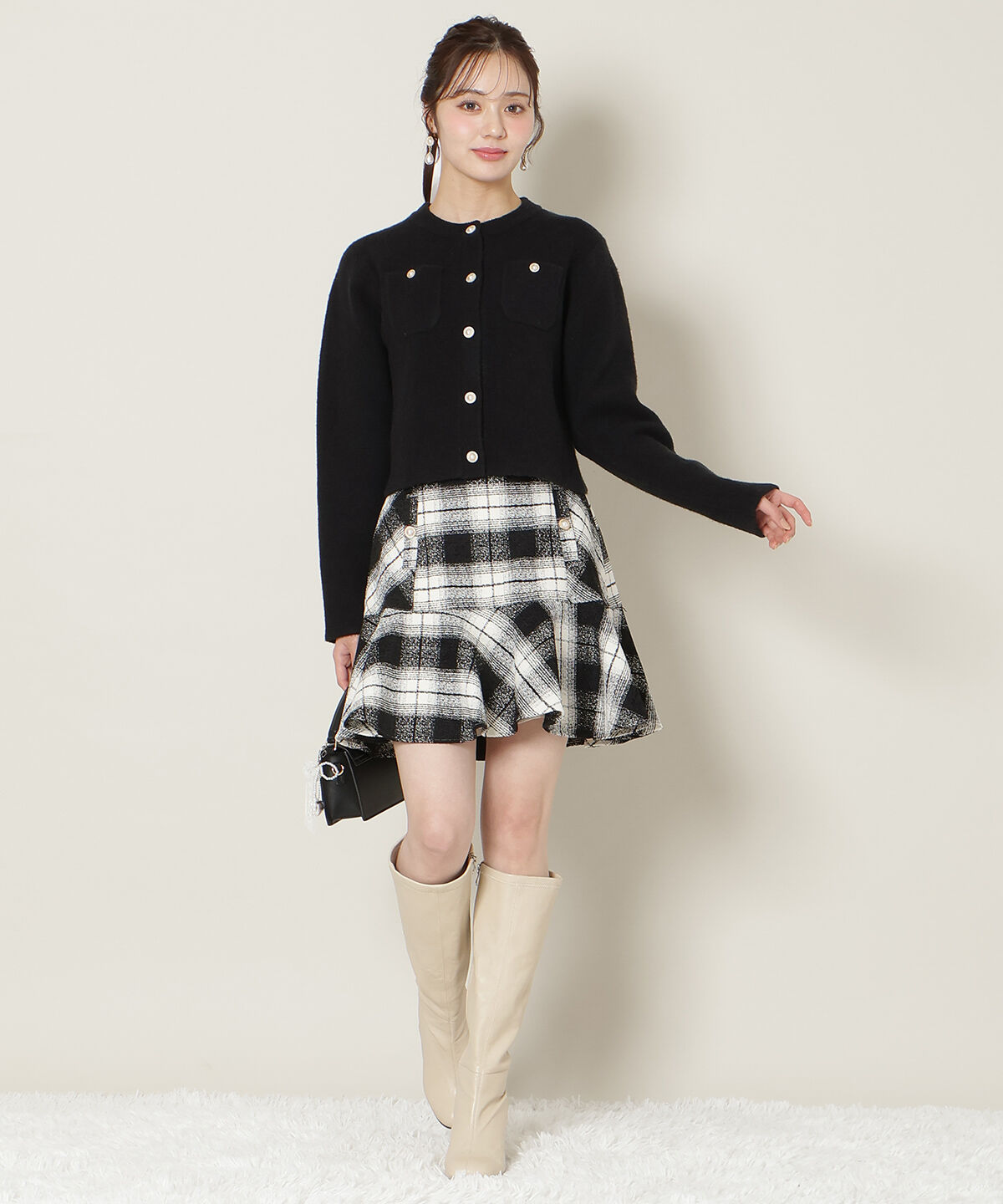 WILLSELECTION「モヘアライクニットジャケット」|カーディガン|