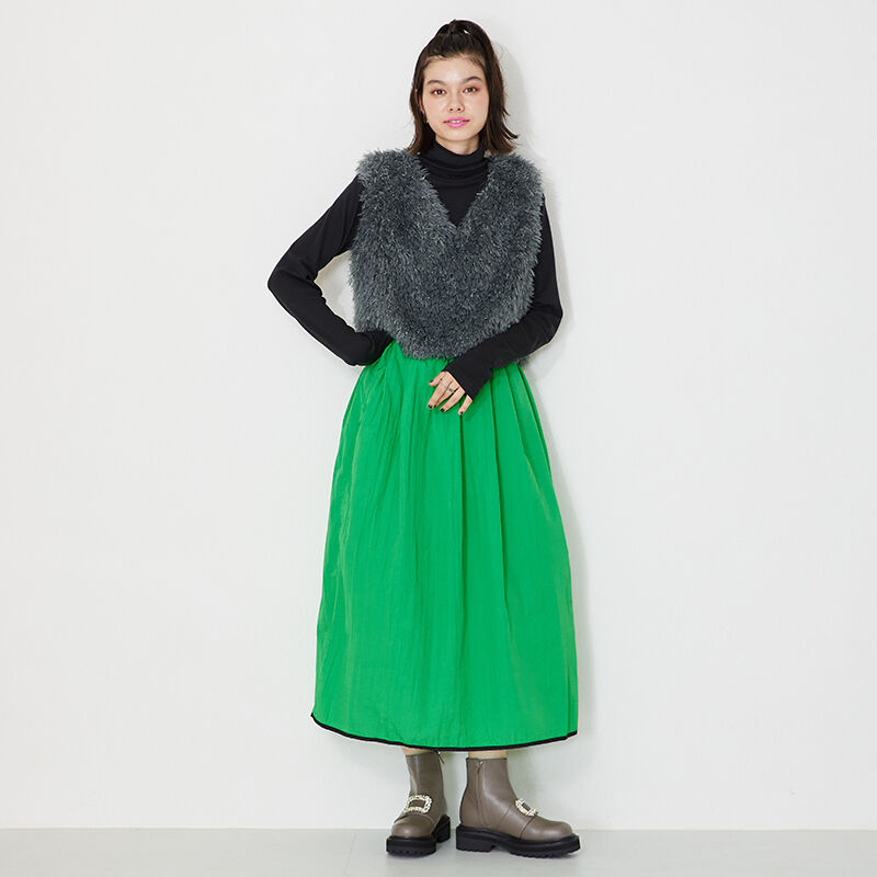 ORiental TRaffic「ビジューモチーフタンクソールブーツ/31432」|ショートブーツ|